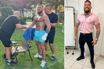 McGregor se ve desgarrado y revela que la recuperación es 