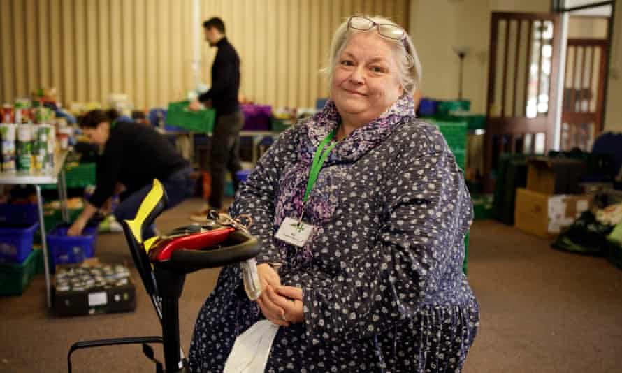 Pam Woolridge, voluntaria del banco de alimentos en Hodge Hill.