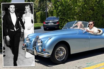 Brooklyn y Nicola viajan en un Jaguar de £ 500,000 cuando surgen las primeras fotos oficiales de la boda