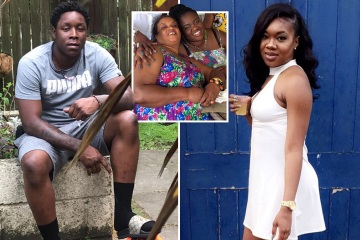 Sospechoso, de 28 años, fotografiado después de que cuatro personas fueran asesinadas en un 'alboroto con cuchillos' en su casa