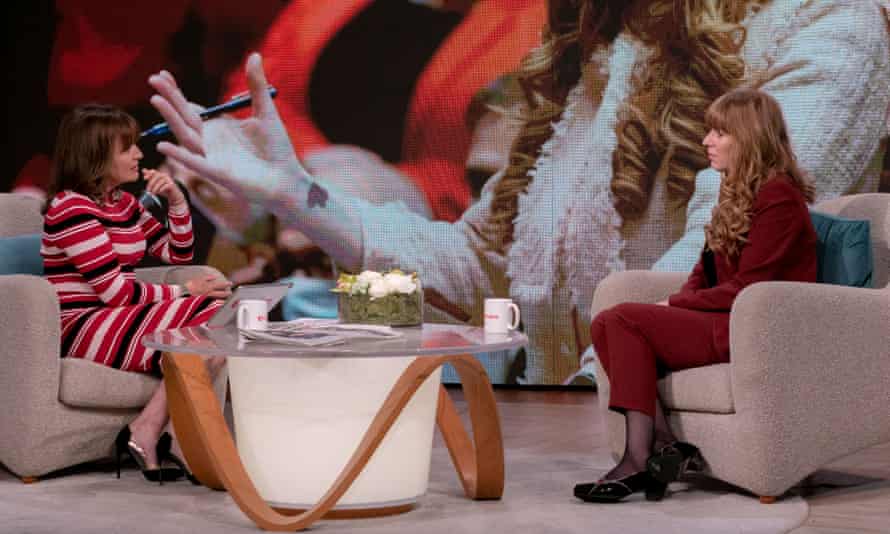 Angela Rayner en el programa Lorraine de ITV el martes. 