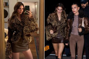 Los fanáticos de Kendall Jenner se burlan de su vestido marrón que parece un 'Labradoodle muerto'