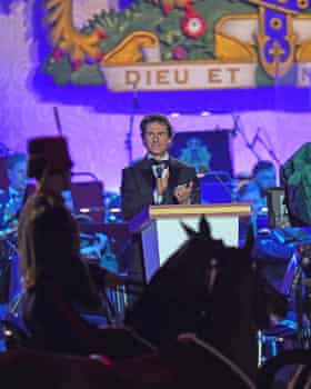 Tom Cruise presentó parte del espectáculo.