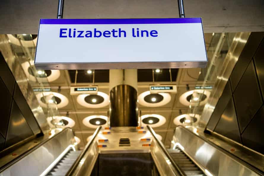 Señalización de la línea Elizabeth