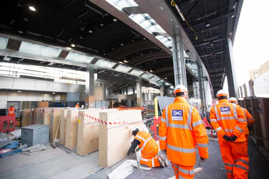 Trabajo en Whitechapel East London, noviembre de 2019