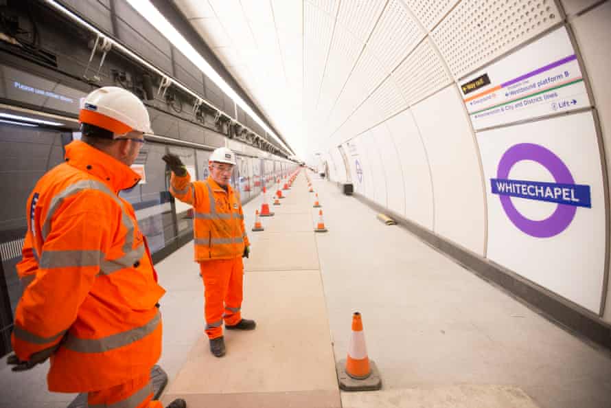 Trabajo en Whitechapel East London, noviembre de 2019