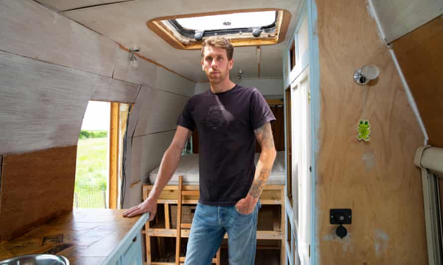 Merryn Voysey en su autocaravana.