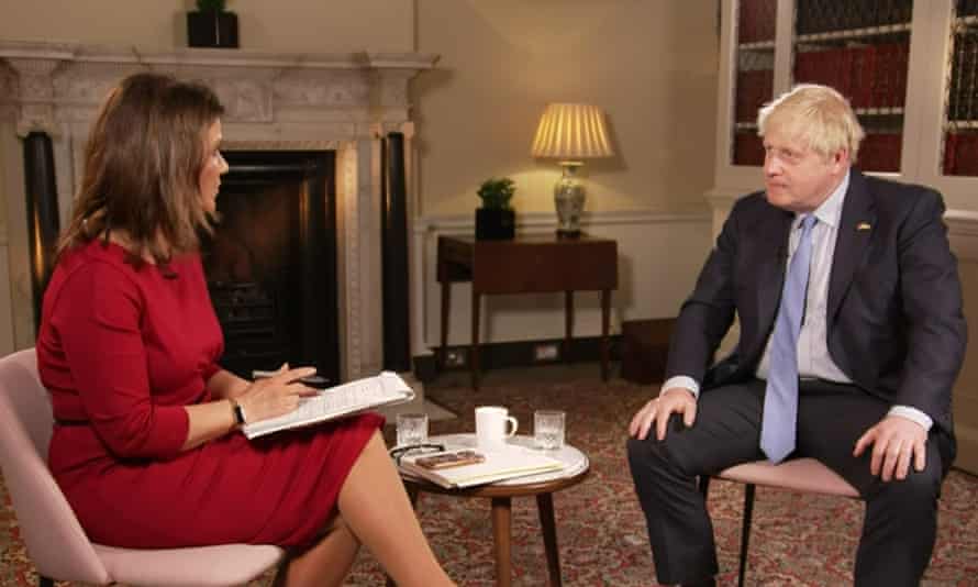 Boris Johnson hablando en Good Morning Britain