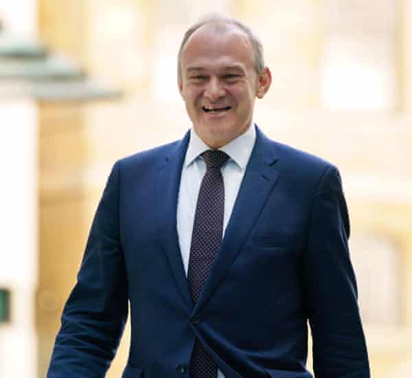 Líder liberal demócrata Ed Davey