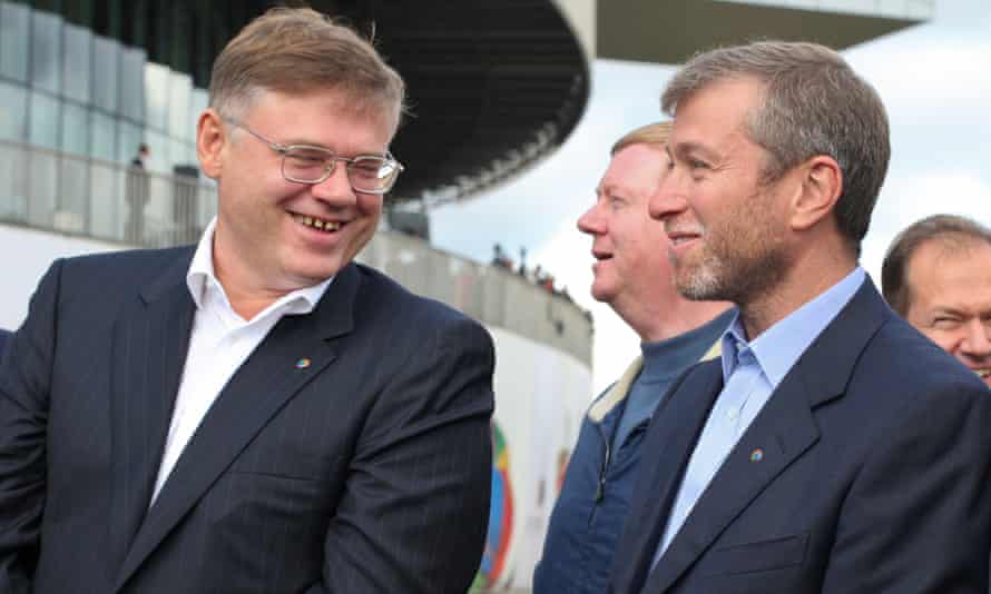Roman Abramovich y Alexander Abramov