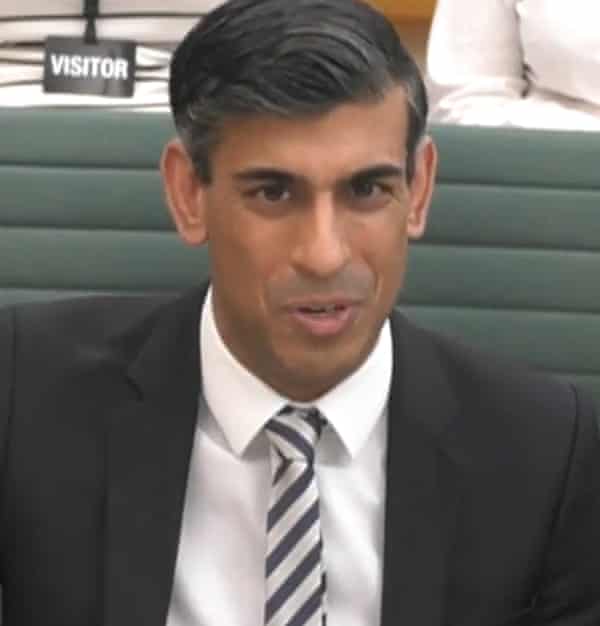 Canciller Rishi Sunak 