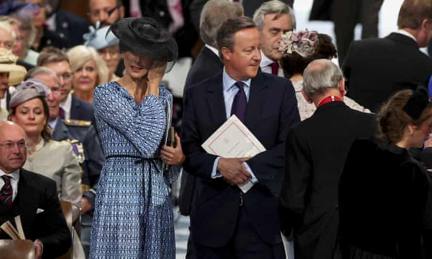 David Cameron y su esposa Samantha Cameron