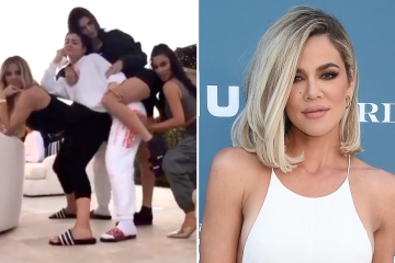 Khloe TWERKS con sus hermanas en un nuevo video caliente en su 38 cumpleaños