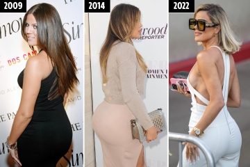 Echa un vistazo al trasero encogido de Khloe Kardashian en nuevas e impactantes fotos