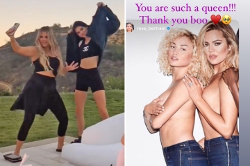 Khloe Kardashian en TOPLESS durante la fiesta de cumpleaños