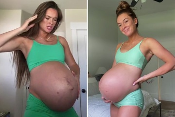 Mi barriguita es tan grande que la gente piensa que es falsa; dar a luz me aterroriza