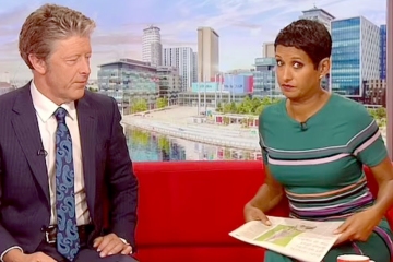 Naga Munchetty y Charlie Stayt de BBC Breakfast pelean en vivo en el aire 