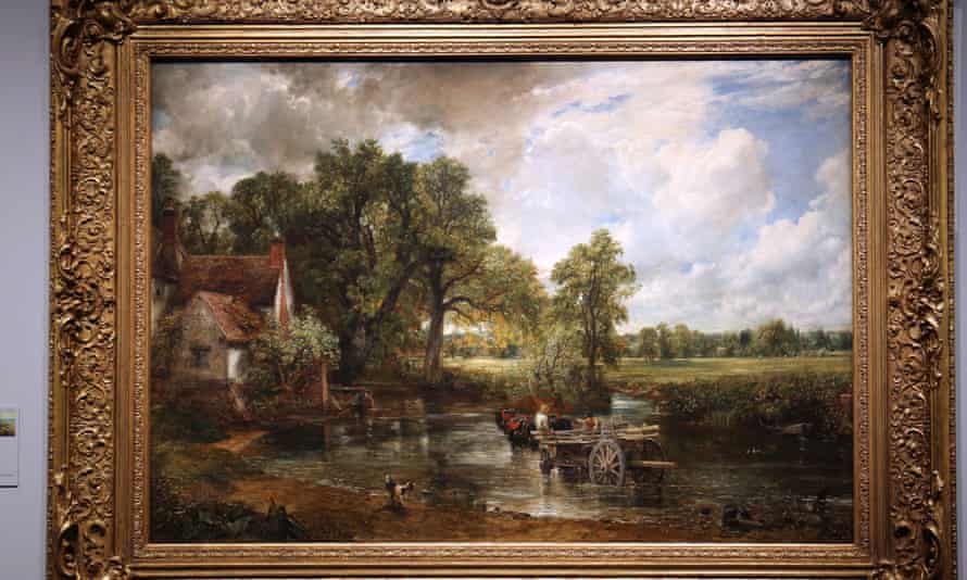 Pintura de John Constable de 1821, El carro de heno.