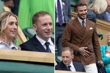 Beckham lleva a su madre Sandra por un día a Wimbledon en elegantes asientos detrás de Kennys