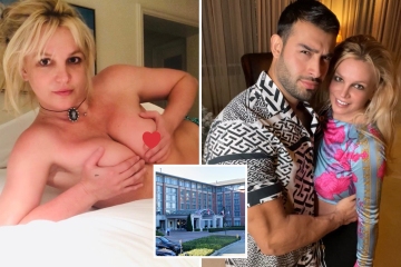 Britney se quedó sola en un hotel secreto en Los Ángeles mientras fingía estar en Londres