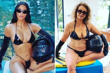 Nadia Sawalha se desnuda en bikini 