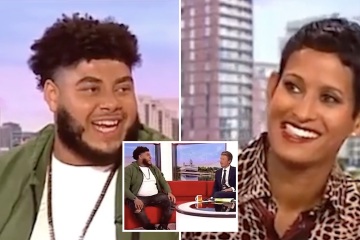 Naga Munchetty se sonroja después de que una invitada de BBC Breakfast revelara que estaba de fiesta en Ibiza