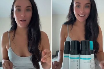 La adicta al bronceado se entusiasma con el bronceado falso de £ 2.99 de Lidl mientras muestra su enorme reserva