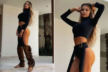 Chloe Sims muestra curvas en bikini y botas hasta los muslos en sexy complemento de Instagram