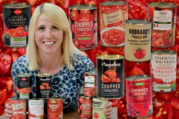 He probado los tomates picados del supermercado y una lata de 28p sabe mejor 