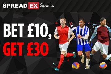 Obtenga £ 30 de apuestas gratis para gastar en fútbol de la Premier League este fin de semana con Spreadex
