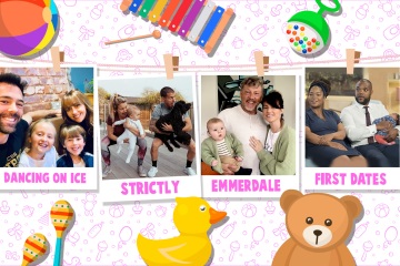 Bebés nacidos de estrellas que inician sesión en programas de televisión, desde Emmerdale hasta Strictly