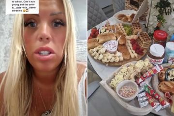 Mamá divide la opinión mientras muestra el desayuno de regreso a la escuela a sus hijos