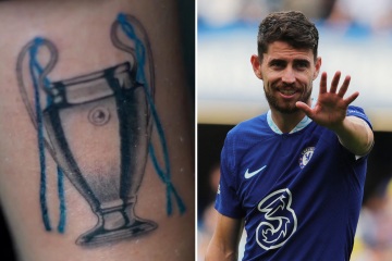 Todos los fanáticos dicen lo mismo después de que la estrella del Chelsea Jorginho revela nuevos tatuajes