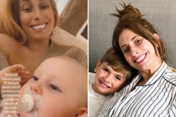 Stacey Solomon explica la experiencia 'aterradora' mientras su hijo se prepara para un cambio importante