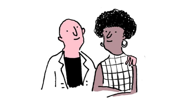 Ilustración de pareja casada
