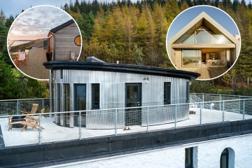 Las casas de diseño del Reino Unido más buscadas en Airbnb: desde cabañas de playa hasta cabañas junto a un acantilado