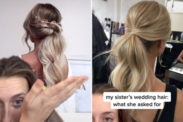 La prueba de peinado de novia de mi hermana fue un completo fracaso: no volvió