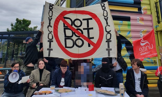 Protesta del Sindicato de Inquilinos de Londres