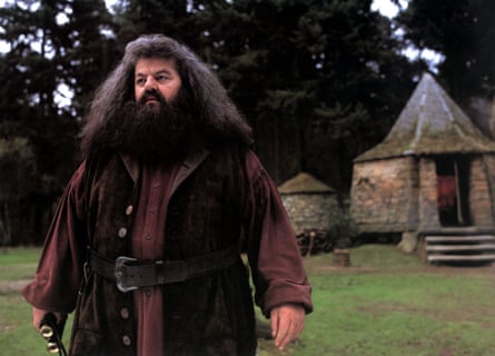 Robbie Coltrane como Hagrid el medio gigante