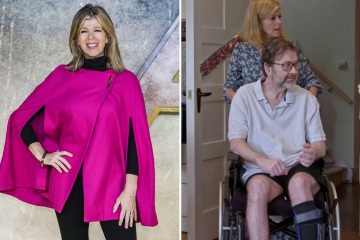 Kate Garraway pone cara de valiente después de revelar la batalla de Derek Draper contra la sepsis