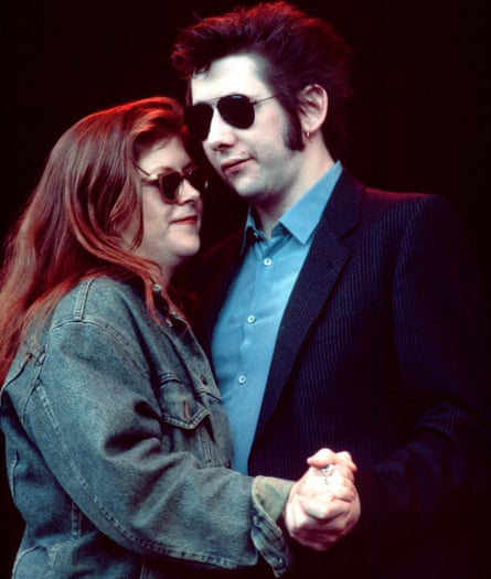 Shane McGowan con Kirsty MacColl