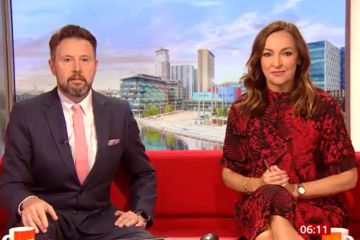 Sally Nugent de BBC Breakfast ruega a los jefes que dejen de informar, ya que la hace 