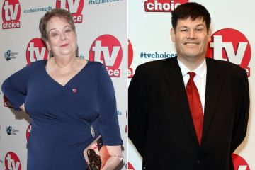 Mark Labbett y Anne Hegerty de The Chase muestran una apariencia más delgada en el TV Choice Award