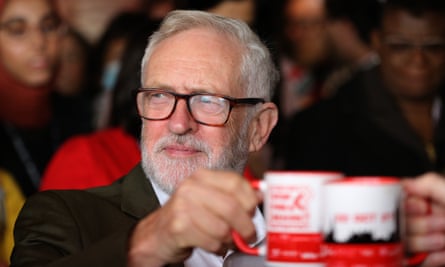 Jeremy Corbyn en la Conferencia del Partido Laborista en Brighton, 2021