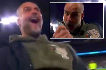 Guardiola se vuelve viral por la celebración hilarante después del ganador de Haaland
