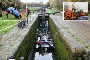 Misterio: MÁS autos son arrojados a los canales después de que se encontrara un Land Rover de £ 64,000 en el agua