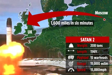 Putin probará la bomba nuclear Satan-2 