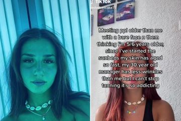 Soy adicta al bronceado... me hizo temblar y parecer mucho mayor, pero no puedo parar. 