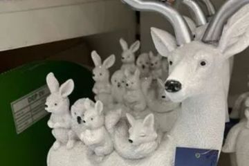 Comprador de B&M en puntadas después de detectar detalles muy toscos en el adorno de renos de Navidad