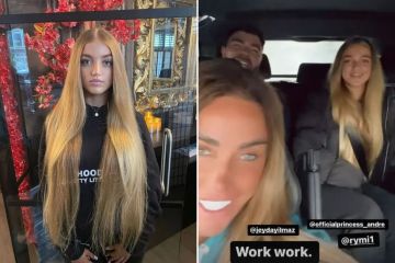 Katie Price se arriesga a la ira de Peter Andre mientras se divierte con la princesa